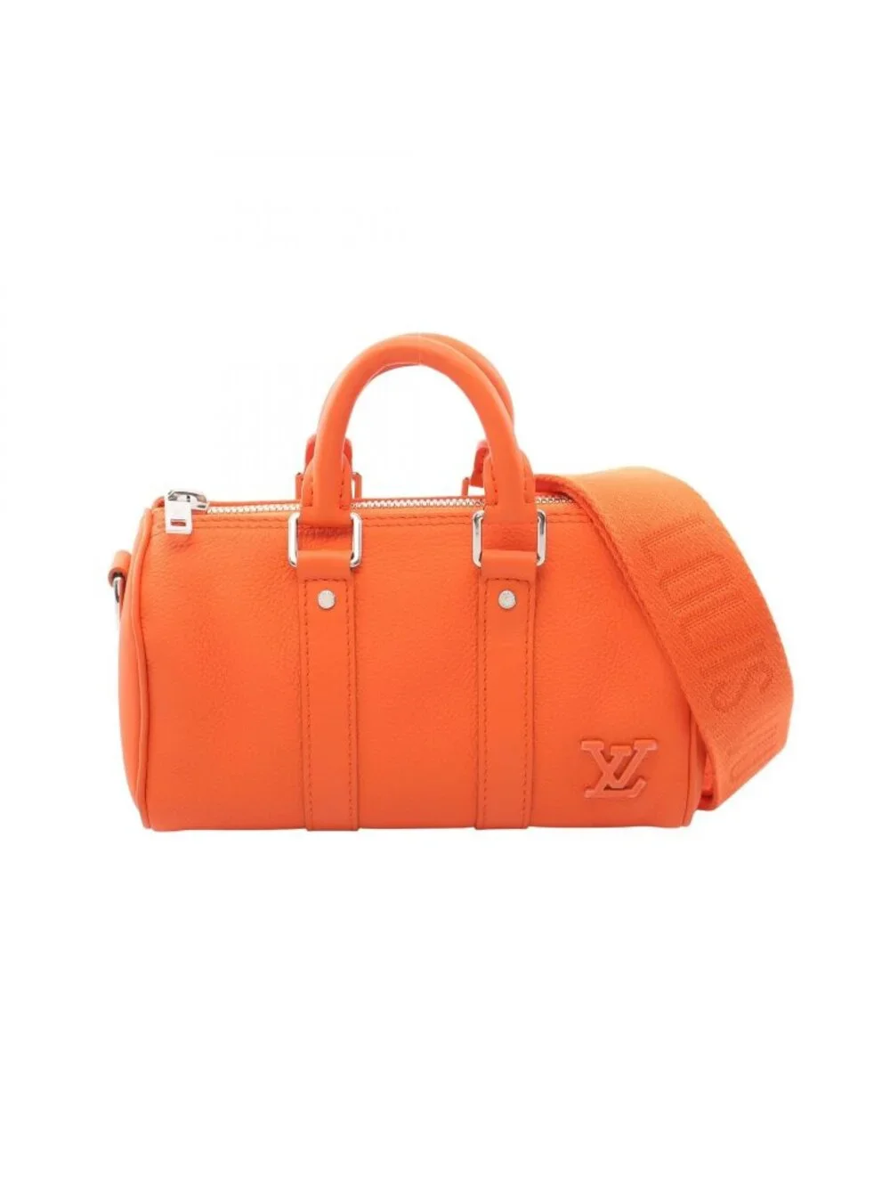 Louis Vuitton Handbag Keepall XS LV Aerogram 2-Way Orange Leather